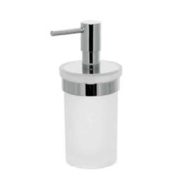 dosatore vetro appoggio rest standing liquid soap dispenser in glass cm. 7x7x15,8