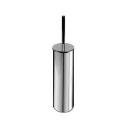 porta scopino metallo appoggio fl oor standing toilet brush holder in metal cm. 8x8x36