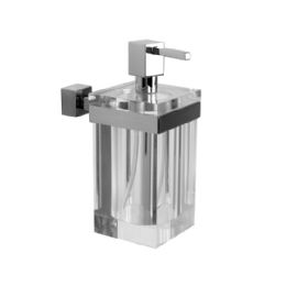 dosatore in plexiglass liquid soap dispenser in plexiglass cm. 12,5x9x16,5
