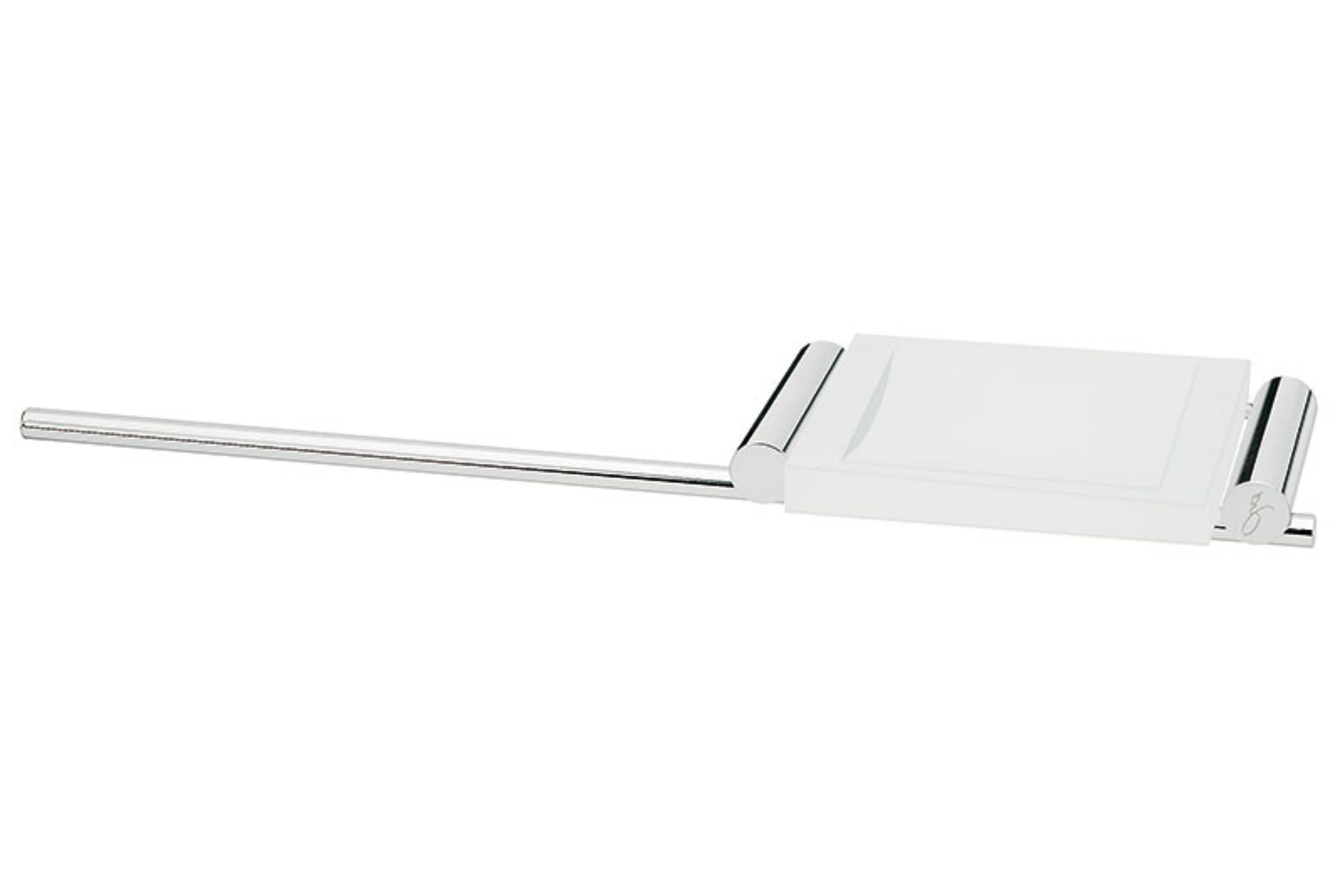 porta sapone plexiglass -porta salviette soap dish in plexiglass - towel rail cm. 40x11,3x2,5