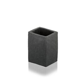 Set accessori bagno Syl Ardesia - Porta spazzolini Syl finitura Ardesia