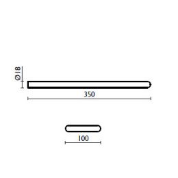 Držiak na uteráky 35 cm AM 215 - AM 215 Chróm 51