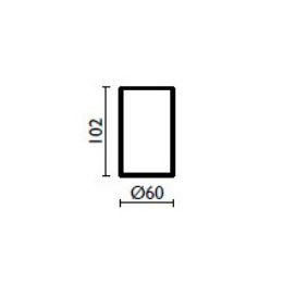 Standing tumbler in brass AM 745 - AM 745 Chrome 51