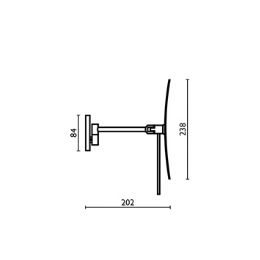 Specchio ingranditore rettangolare (3x) SP 801 - SP 801 Cromo 51