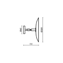 Specchio ingranditore Ø 20 cm. (2x) SP 812 - SP 812 Cromo 51