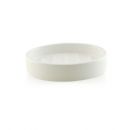 Porta sapone da appoggio ovale in ceramica - Porta sapone da appoggio ovale bianco BD-SAP-CBI-01