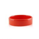 Porta sapone da appoggio rotondo in ceramica - Porta sapone da appoggio arancione BD-SAP-CAR-03