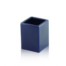 Bicchiere da appoggio quadrato in ceramica - Bicchiere da appoggio quadrato blu BD-BIC-CBL-03