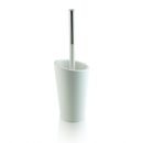 Cromed brass floor toilet brush holder - Porta scopino da bagno a terra  bianco BD-SC-CBI-AP-03