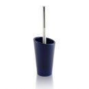 Cromed brass floor toilet brush holder - Porta scopino da bagno a terra blu  BD-SC-CBL-AP-03