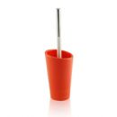 Cromed brass floor toilet brush holder - Porta scopino da bagno a terra arancione BD-SC-CAR-AP-03