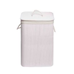 Cesto porta biancheria rettangolare - Balù Bianco