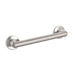 Maniglione in acciaio inox satinato per disabili - Maniglione inox satinato 30 cm