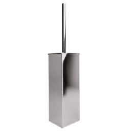 floor standing toilet brush holder in metal cm. 8x8x36 - porta scopino metallo appoggio fl oor standing toilet brush holder in metal cm. 8x8x36