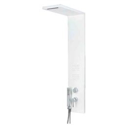 SHOWER PANEL TREND - Trend acciaio alluminio finitura bianco opaco