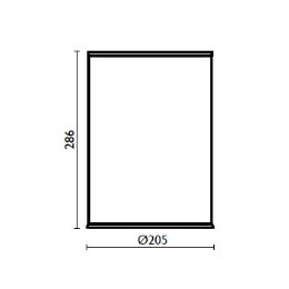 Cestino gettacarte aperto Ambiente - Cestino gettacarte aperto 8 lt AM916 cromo 51