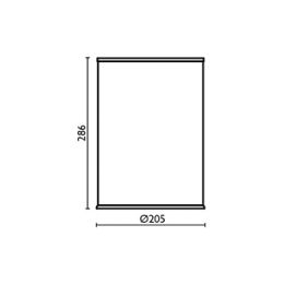 Cestino gettacarte aperto Tecno - Cestino gettacarte aperto 8 Lt TE 915 cromo 51