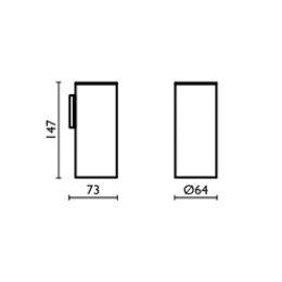 Porta bicchiere Maxima - MX145 acciaio inox spazzolato  74