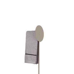 Piantana porta carta - porta scopino in metallo NON M’ AMA - Piantana porta carta - porta scopino in metallo NON M’ AMA Tortora