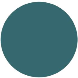 Porta scopino metallo appoggio manico lungo in ottone - Porta scopino metallo appoggio manico lungo in ottone Blu petrolio