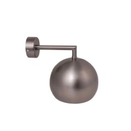 Applique “SFERA” in acciaio attacco lampada E27 - Applique “SFERA” in acciaio - finitura NICHEL MATT attacco lampada E27