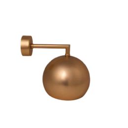 Applique “SFERA” in acciaio attacco lampada E27 - Applique “SFERA” in acciaio finitura ORO OPACO SATINATO attacco lampada E27
