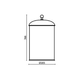 Regency Bidoncino per carta - Regency Bidoncino per carta 8lt