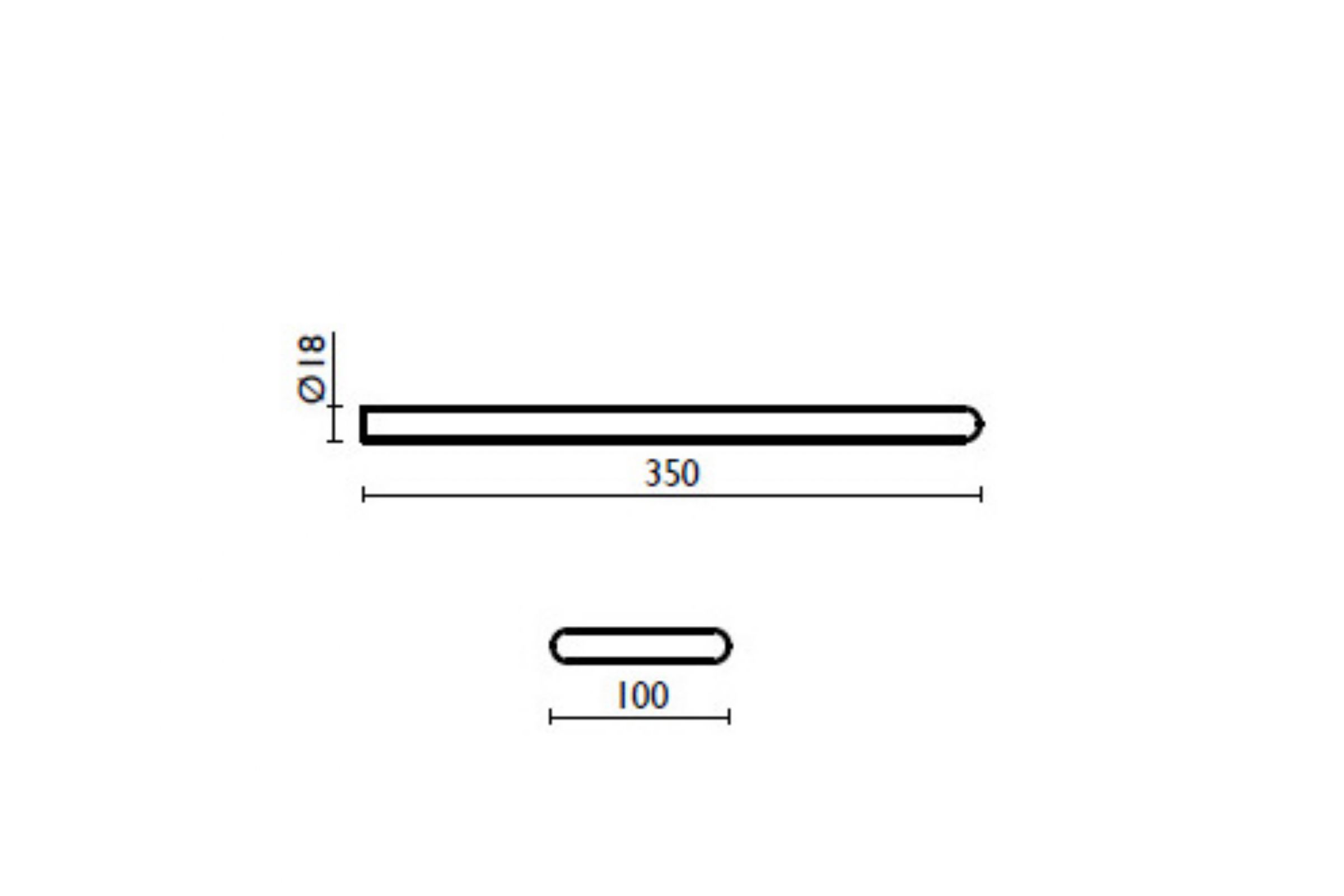 Držiak na uteráky 35 cm AM 215 - AM 215 Chróm 51