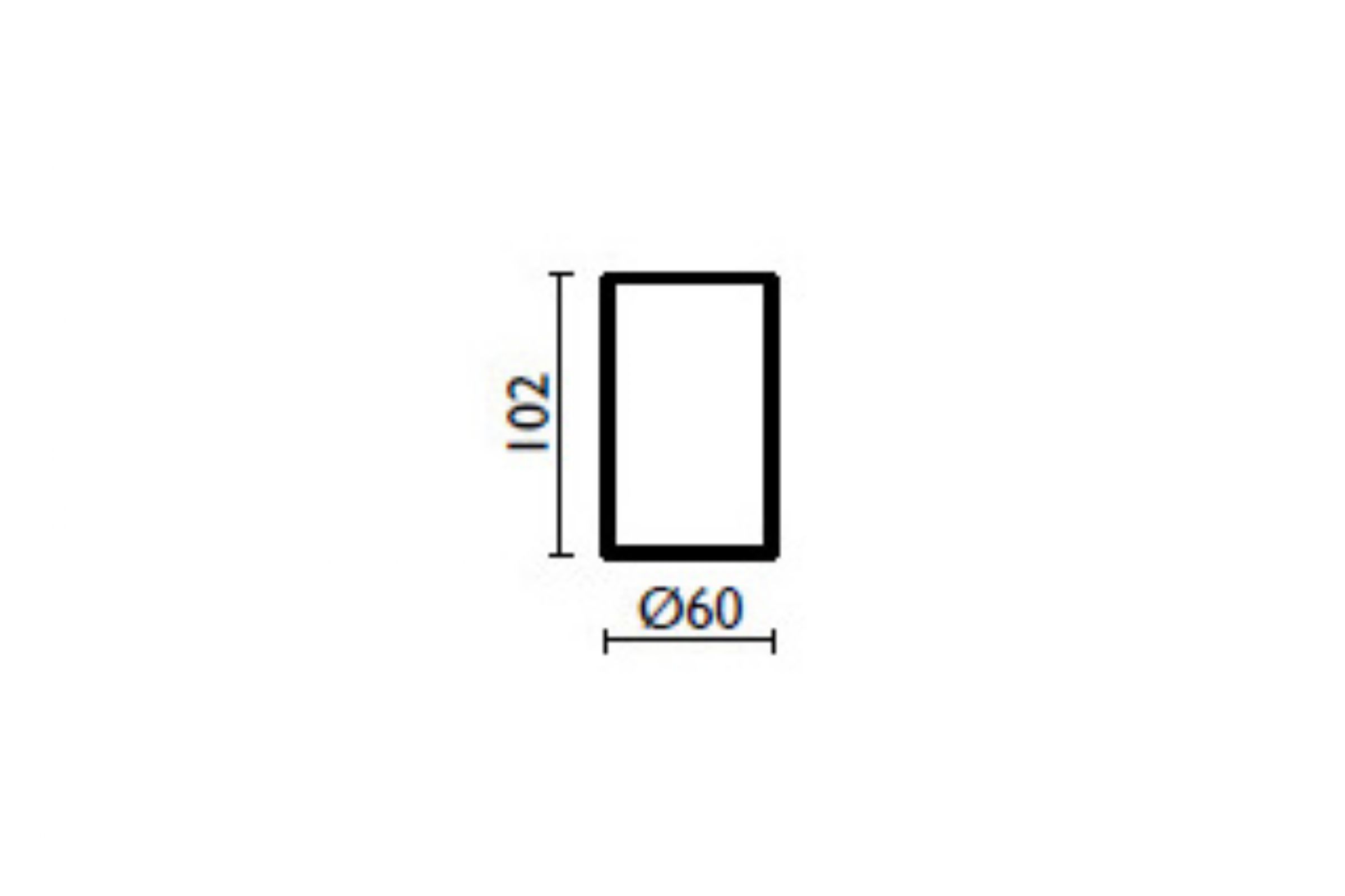 Standing tumbler in brass AM 745 - AM 745   Chrome 51