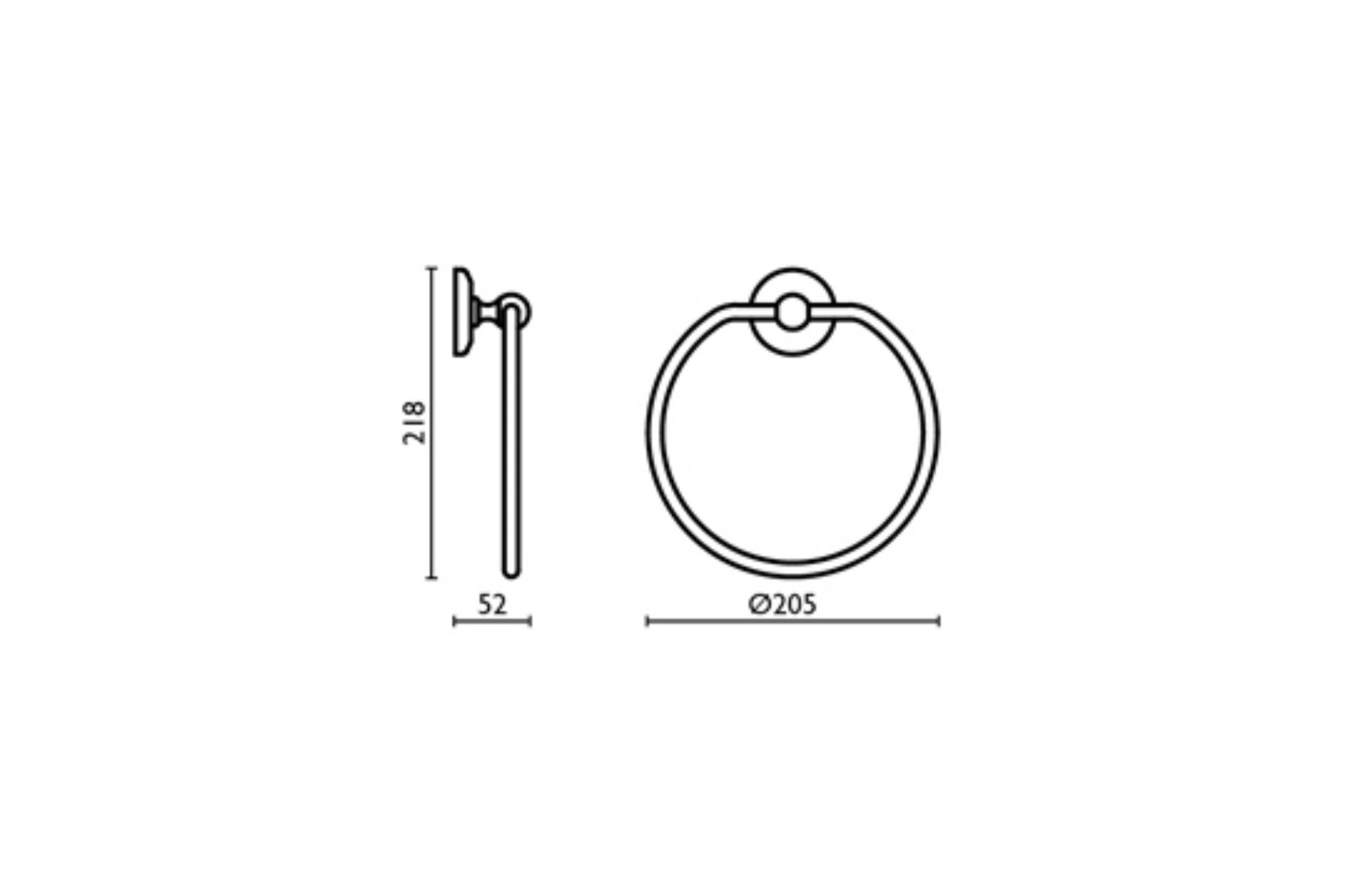 Towel ring SH 213 - SH 213 Chrome 51