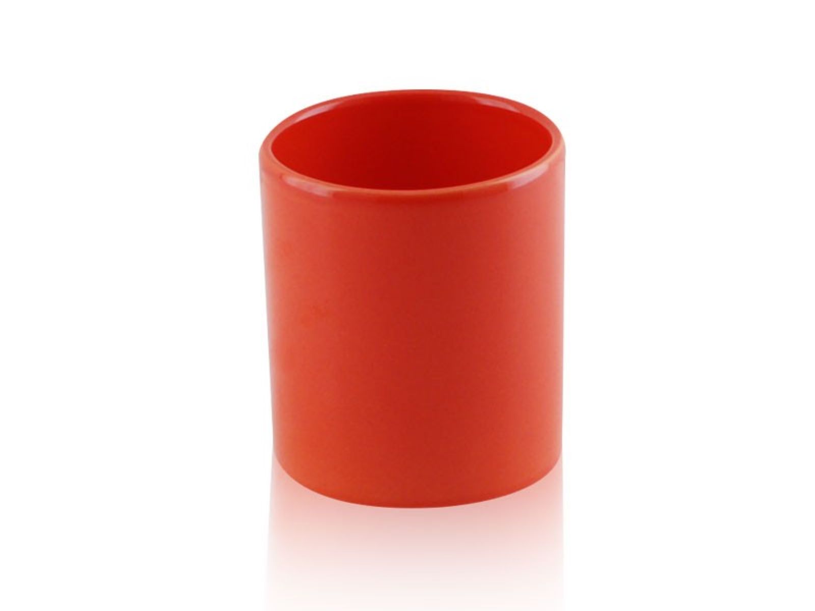 Bicchiere da appoggio in ceramica - Bicchiere da appoggio arancione BD-BIC-CAR-02