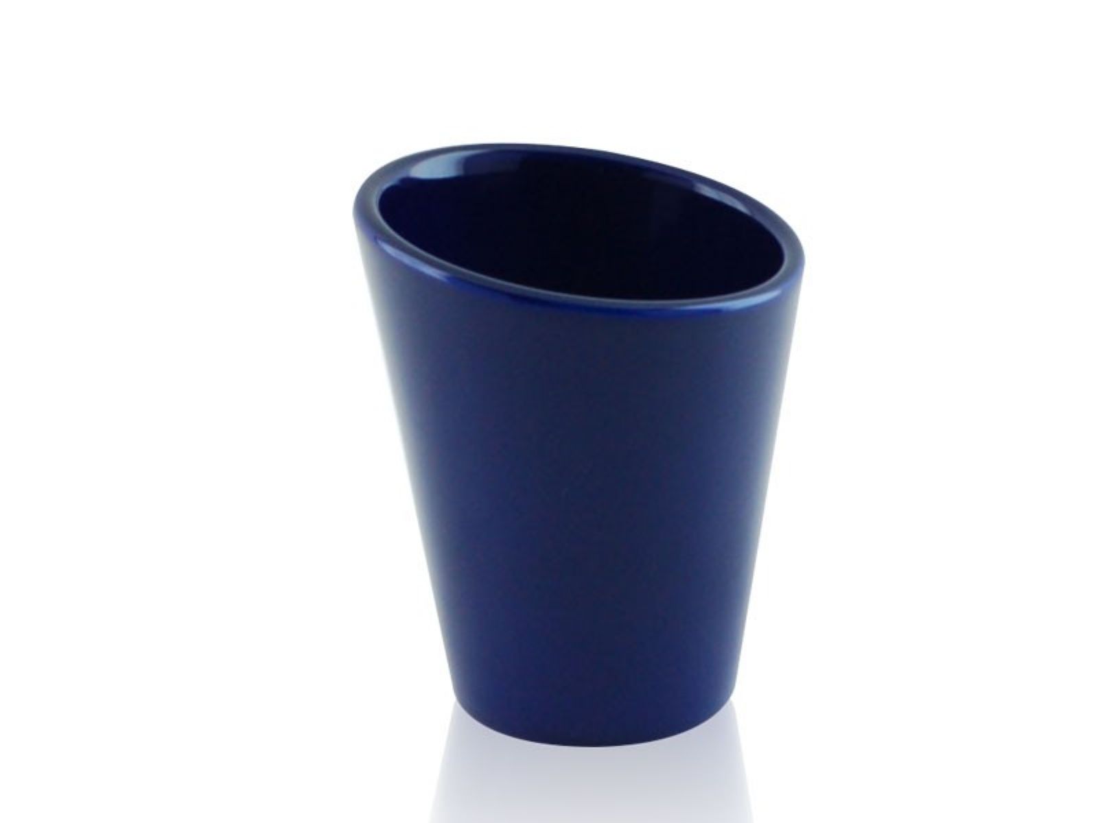 Bicchiere da appoggio in ceramica - Bicchiere da appoggio in ceramica blu BD-BIC-CBL-04