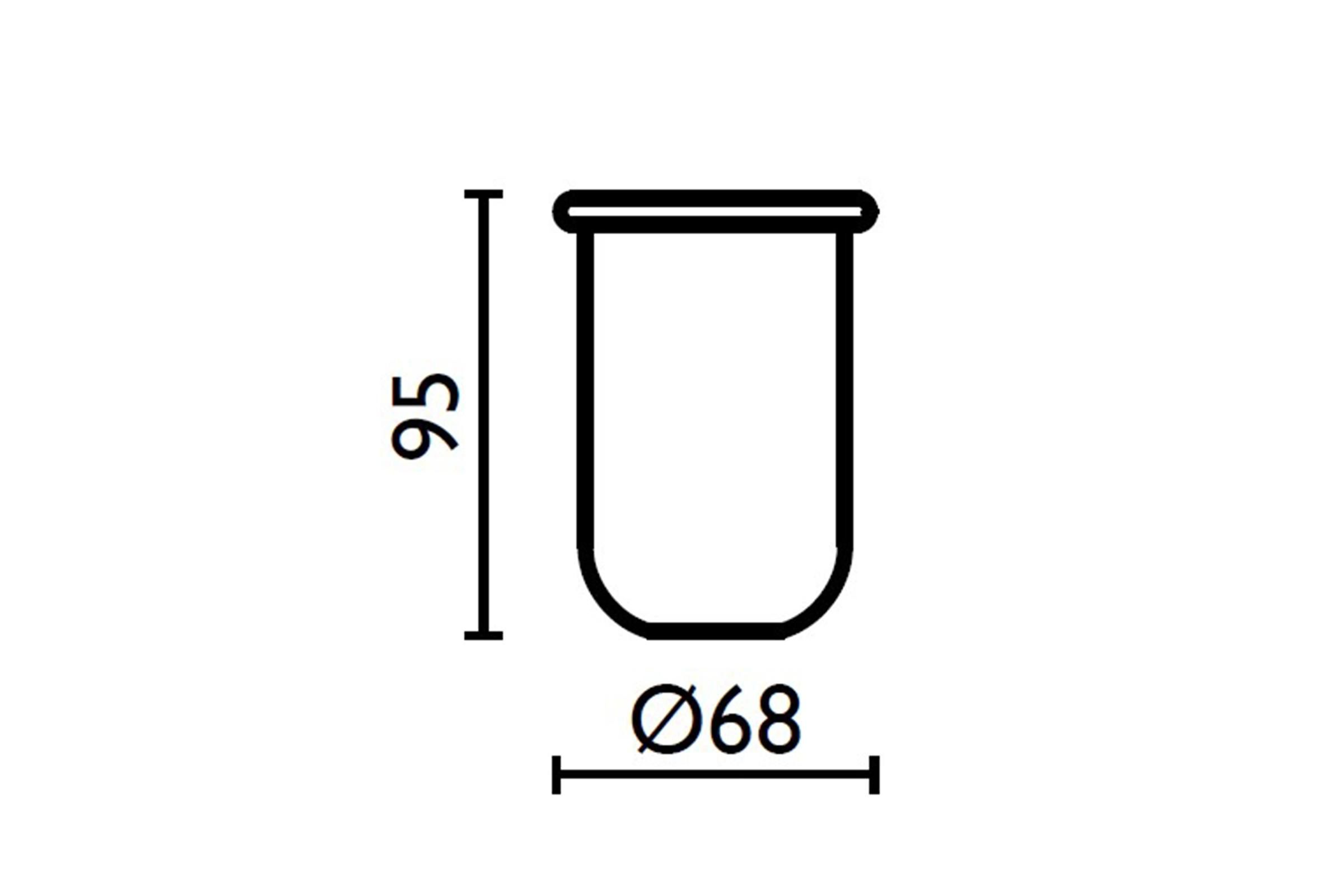 Spare soap holder in ceramic - RI.12