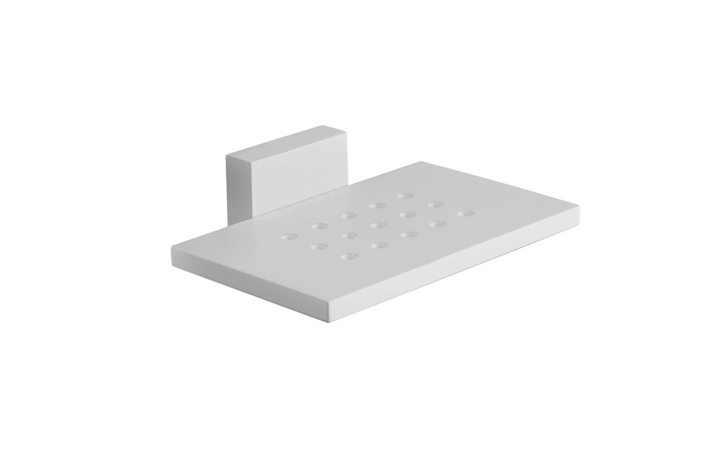 Soap holder QU 125 - QU 125 Bianco opaco 03