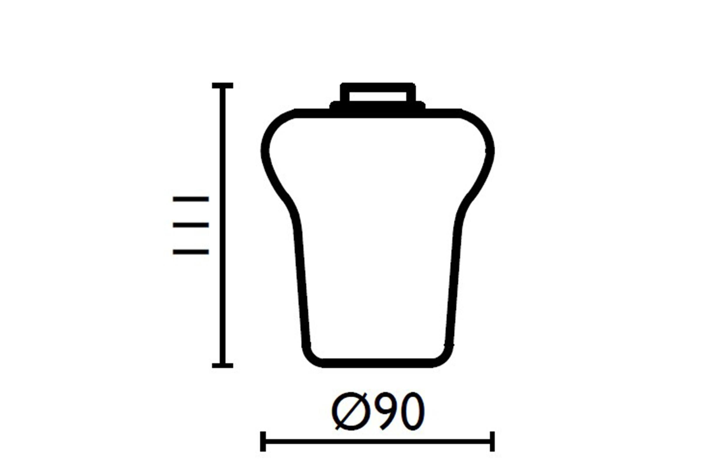 Ricambio porta sapone liquido in ceramica - RI. 17 cromo 51