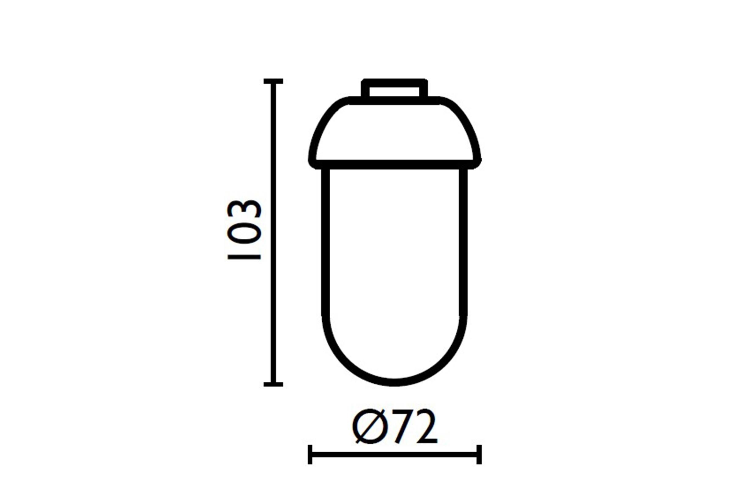 Ricambio porta sapone liquido in vetro satinato - RI.18