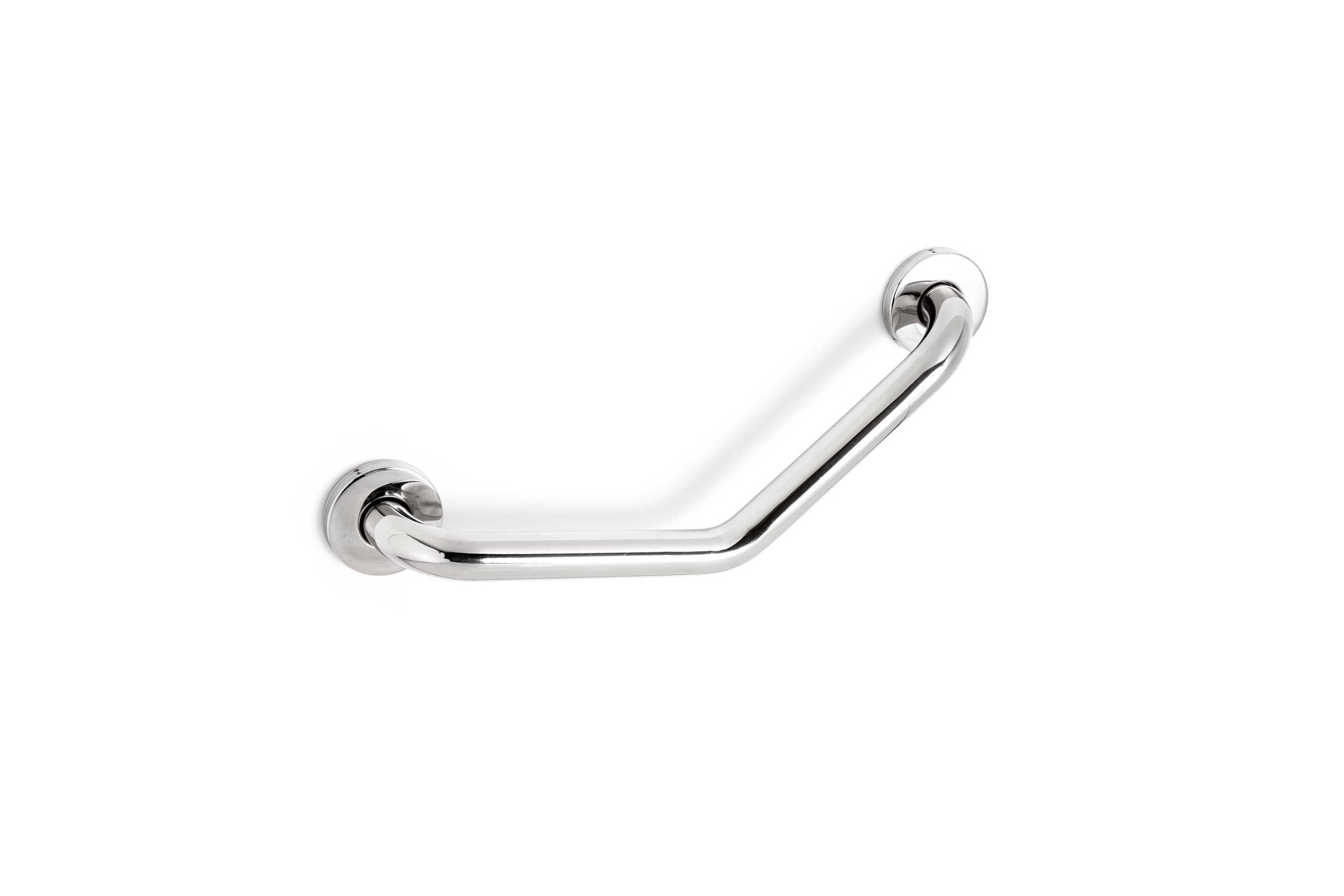 Maniglione in acciaio inox disabili - Maniglione in acciaio inox 45°