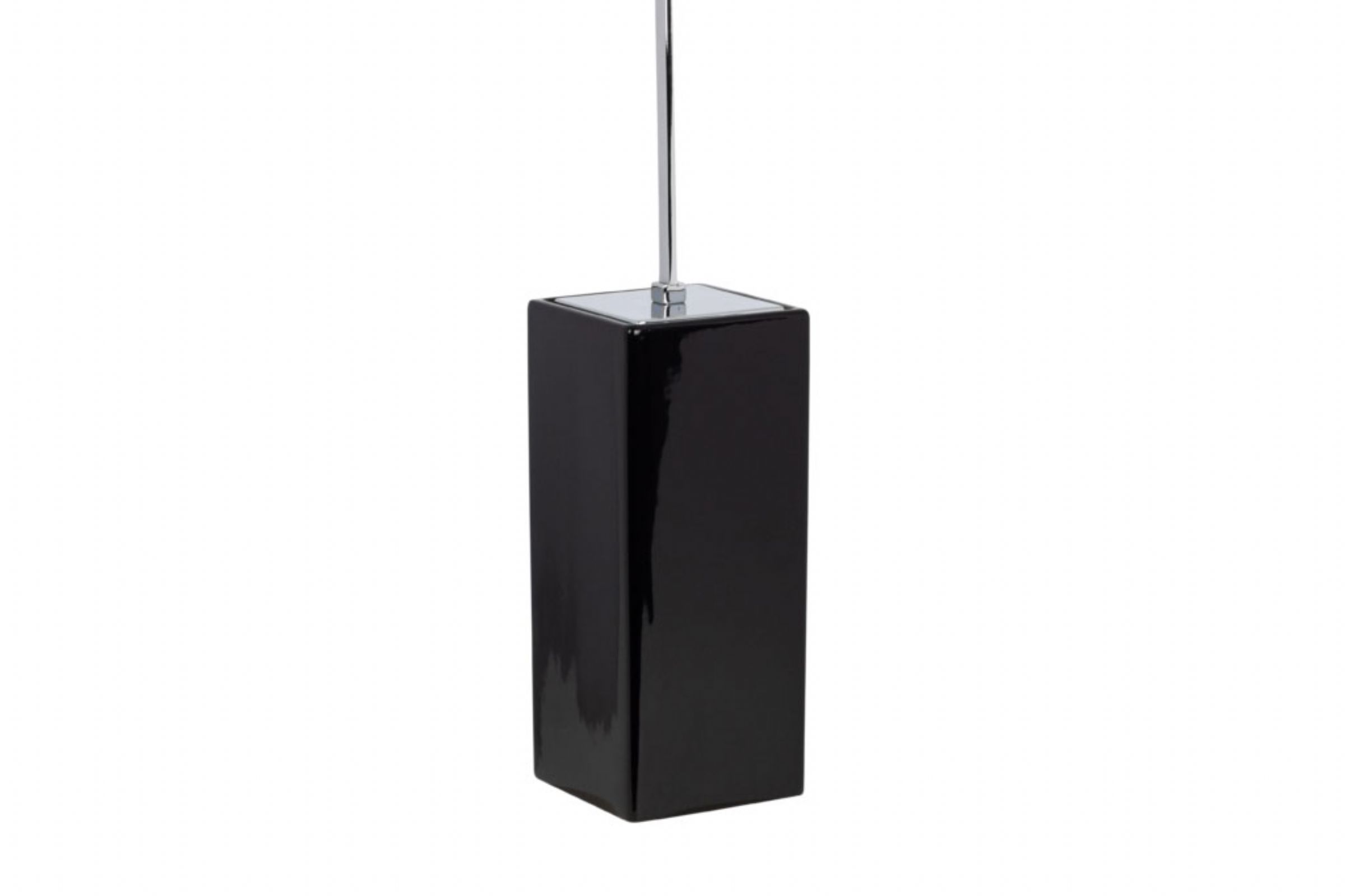 Free-standing Toilet Brush Holder K914 - 	PORTASCOPINO A TERRA IN CERAMICA (nero ) K914N