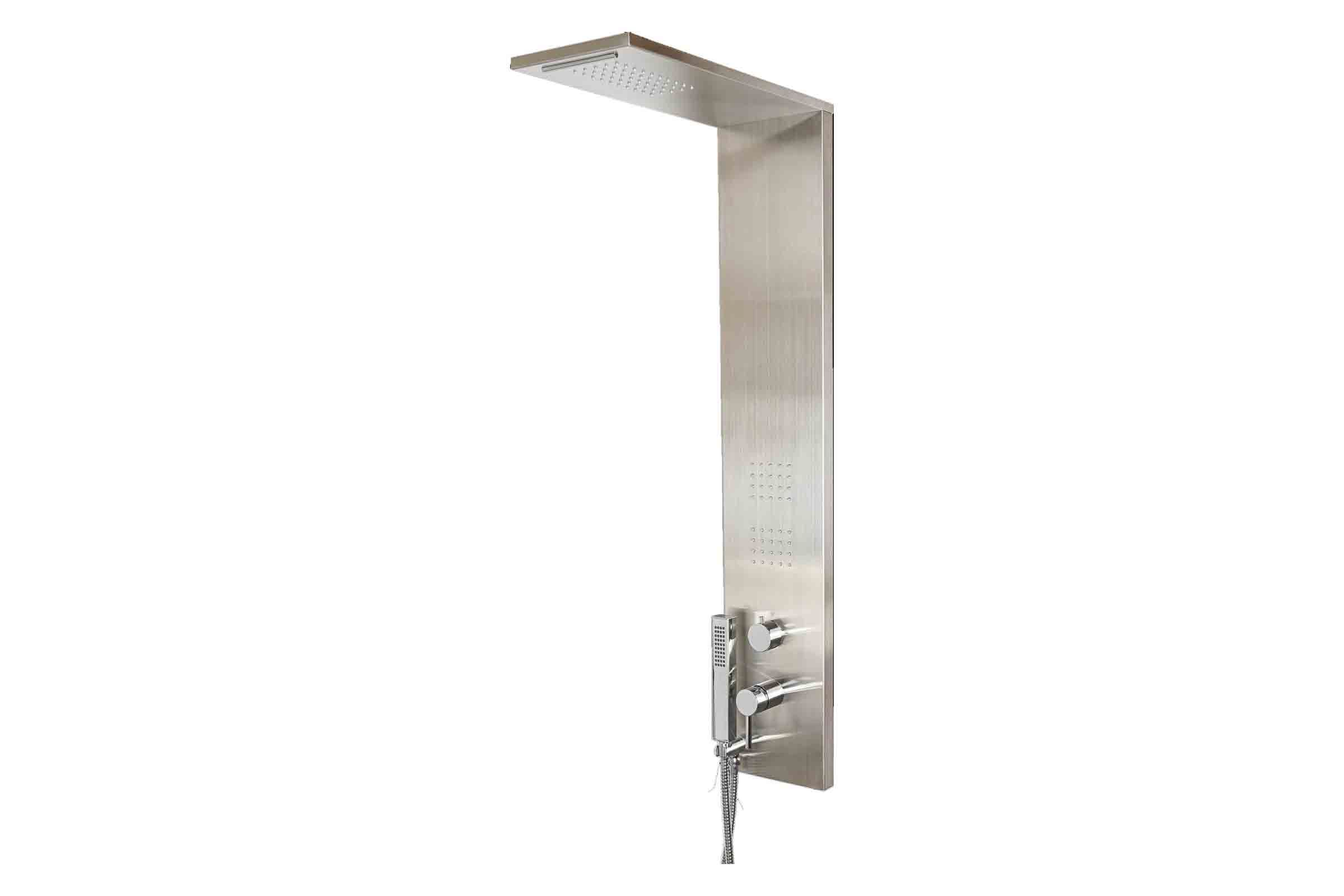 SHOWER PANEL TREND - Trend acciaio inox AISI 304 finitura spazzolato