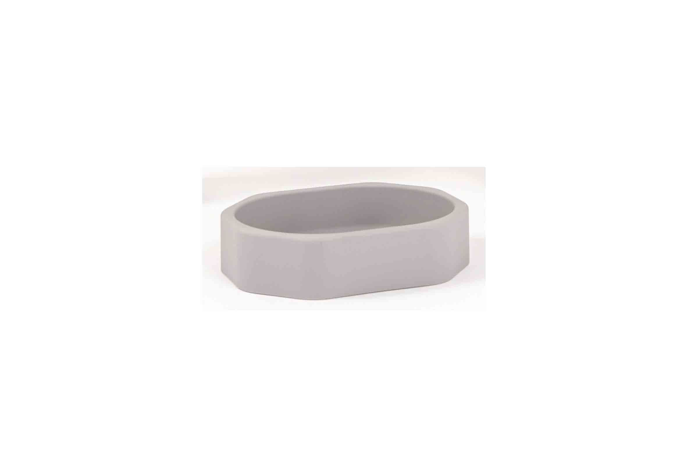 Accessori, appoggio, porta sapone dispenser porta spazzolini porta scopini - Porta sapone Otto Grigio opaco