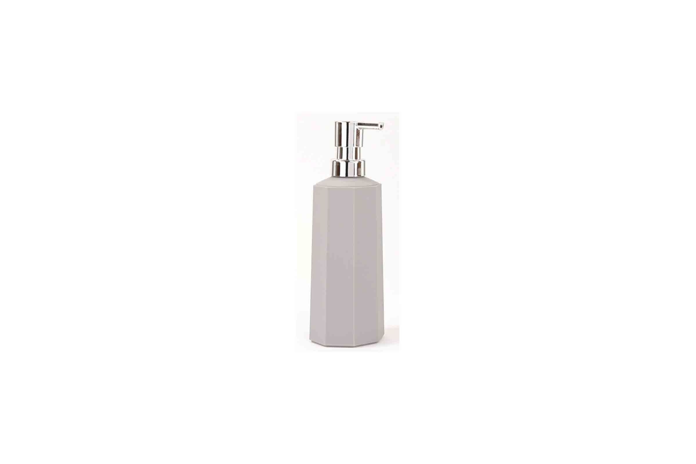 Accessori, appoggio, porta sapone dispenser porta spazzolini porta scopini - Dispenser  Otto Grigio opaco