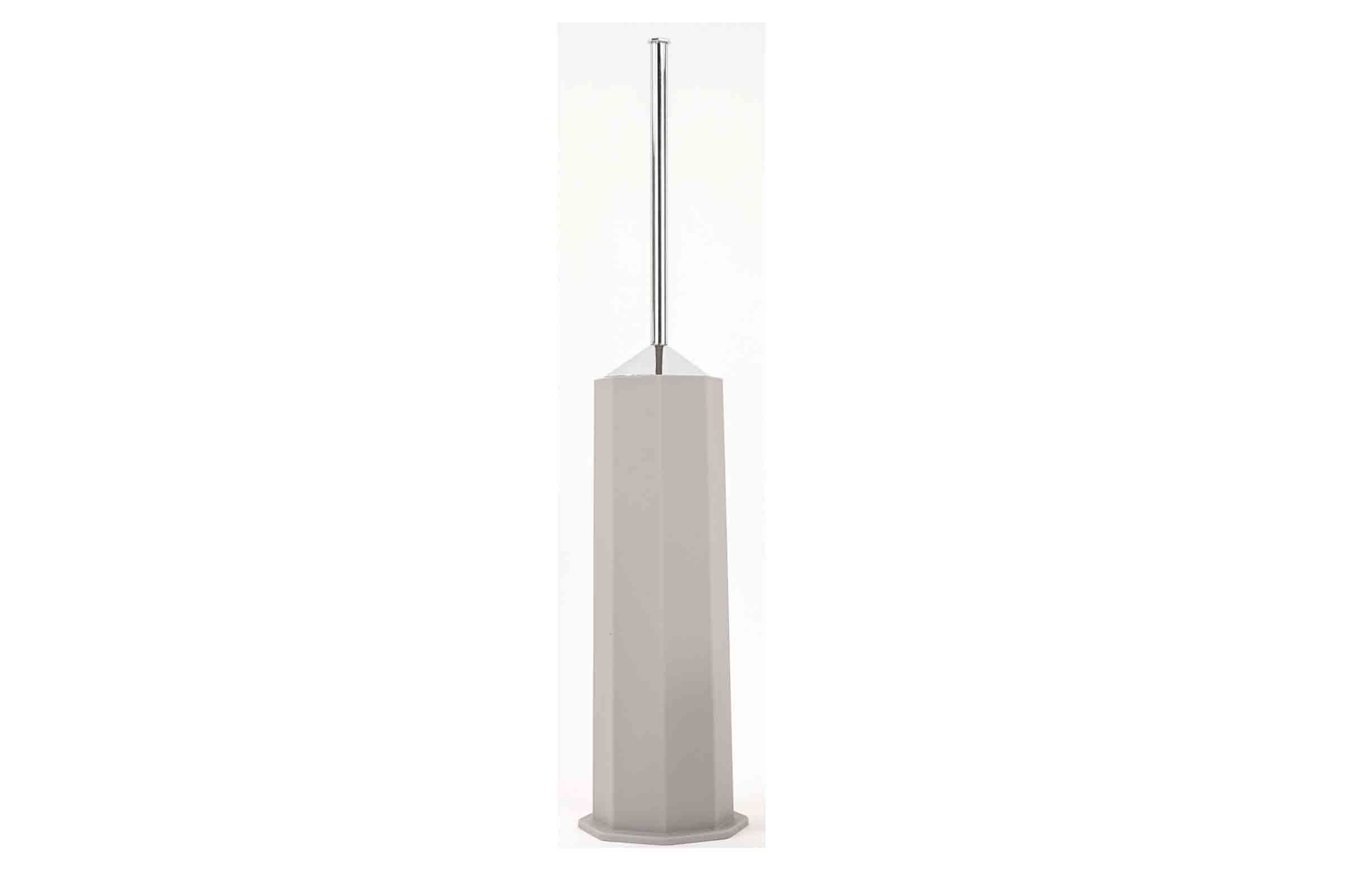 Accessori, appoggio, porta sapone dispenser porta spazzolini porta scopini - Porta scopino Otto Grigio opaco