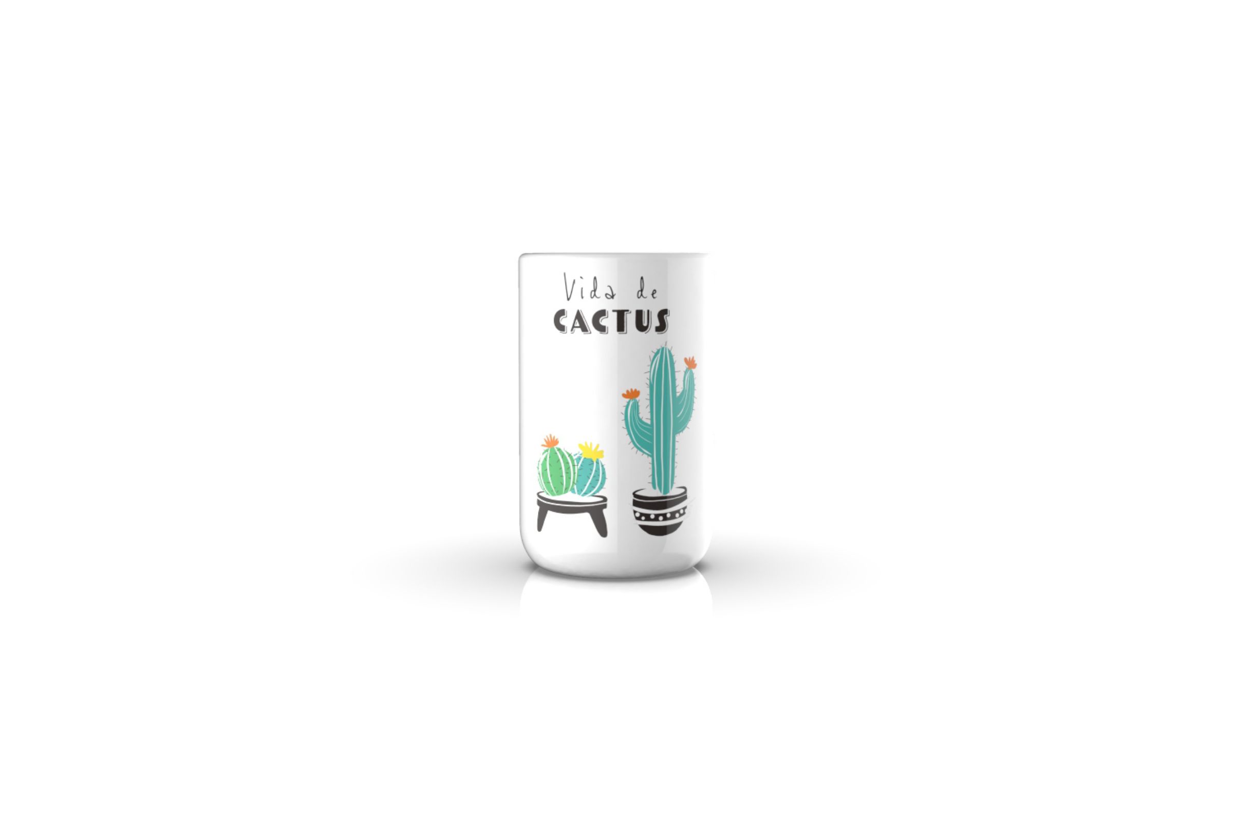 Set accessori bagno Cactus - Porta spazzolini Cactus