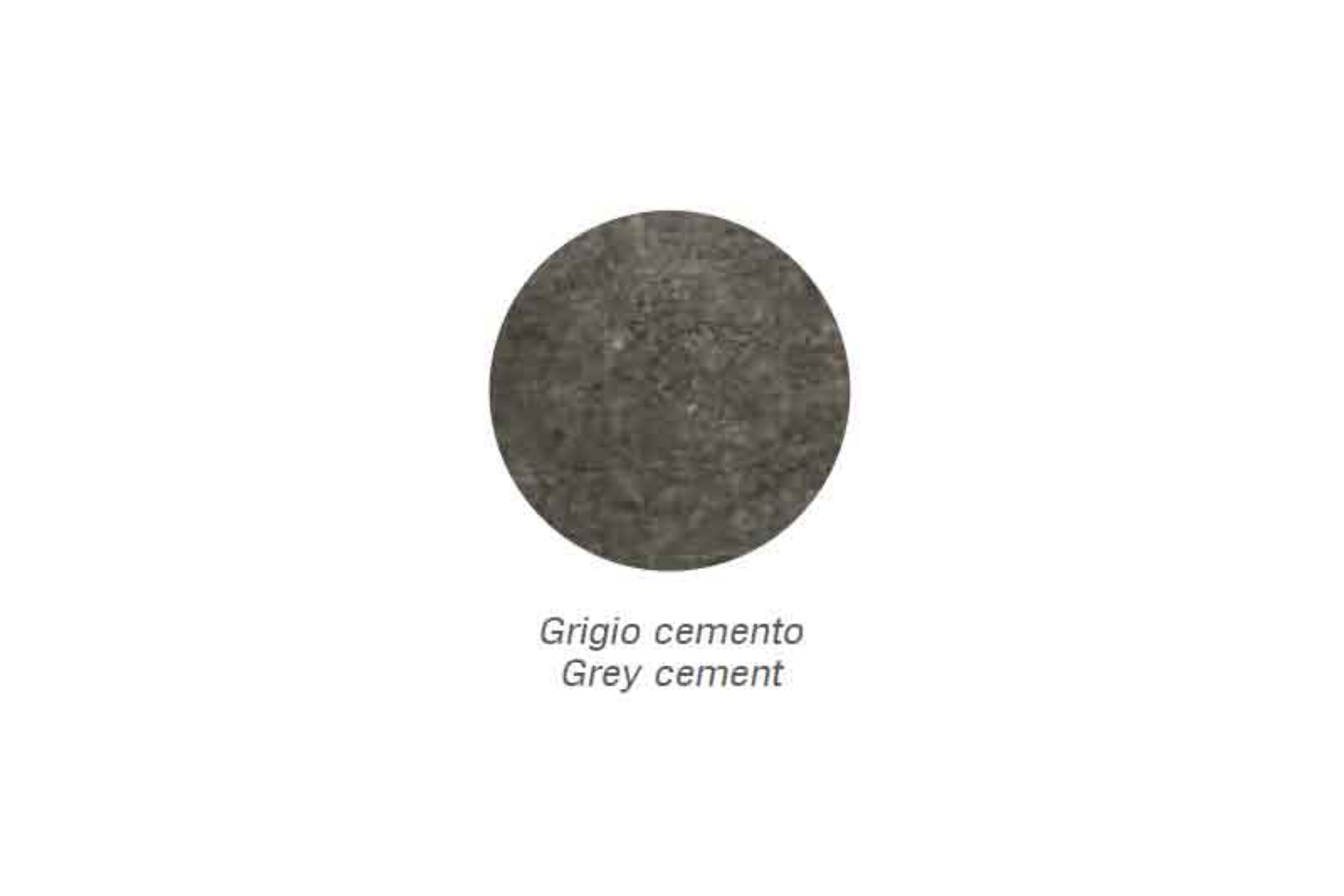 Porta scopino metallo Zen - Porta scopino metallo sospeso Zen Grigio cemento