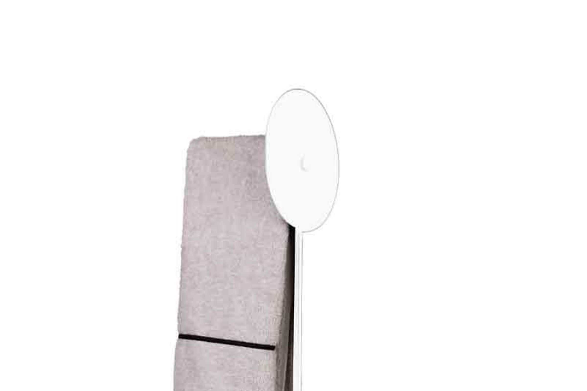 Piantana con 1 porta salviette NON M’ AMA - Piantana con 1 porta salviette NON M’ AMA Bianco opaco