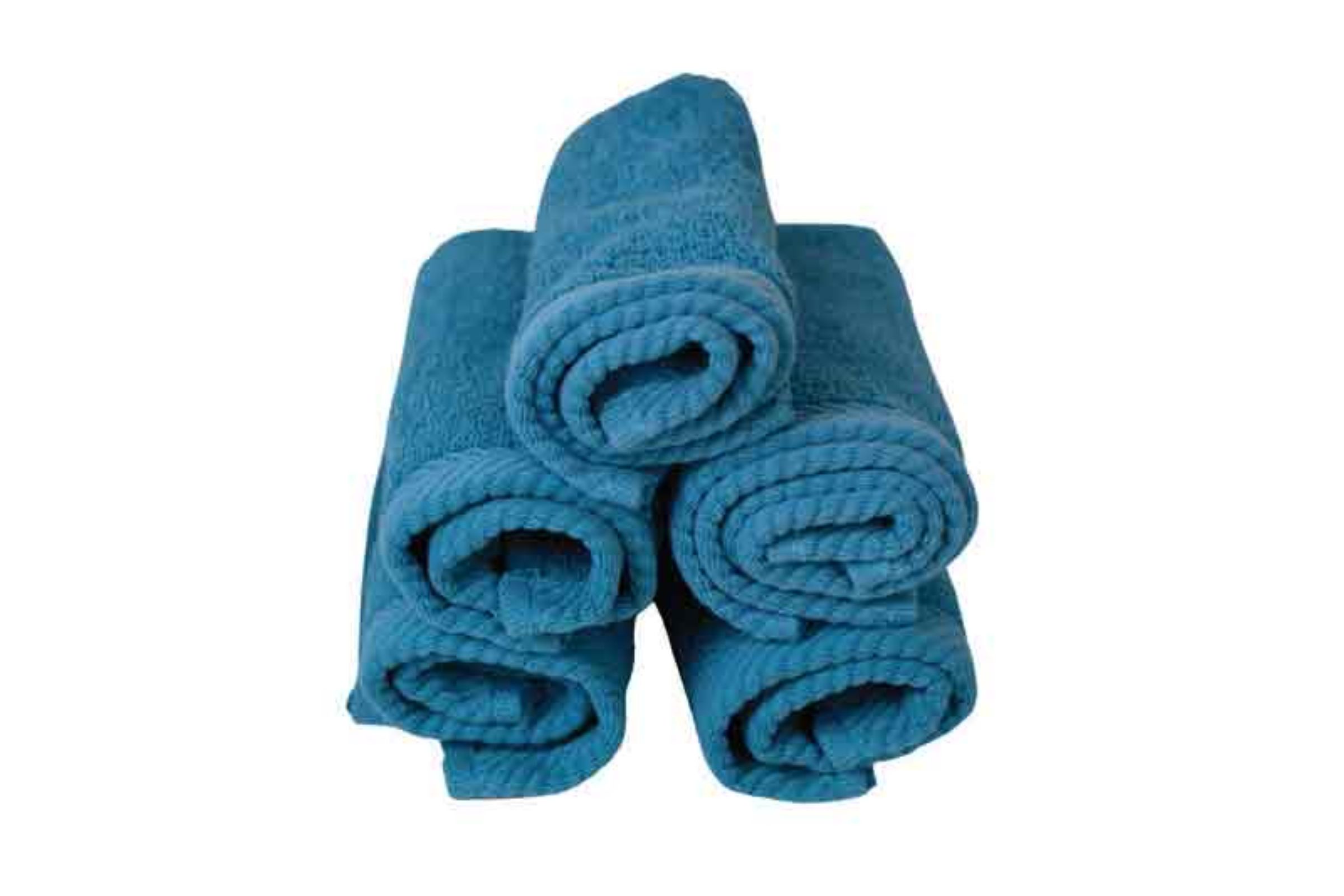 Salviette di cortesia (kit 5 pz) in puro cotone spugna 500gr - Salviette di cortesia (kit 5 pz) in puro cotone spugna 500gr azzurro