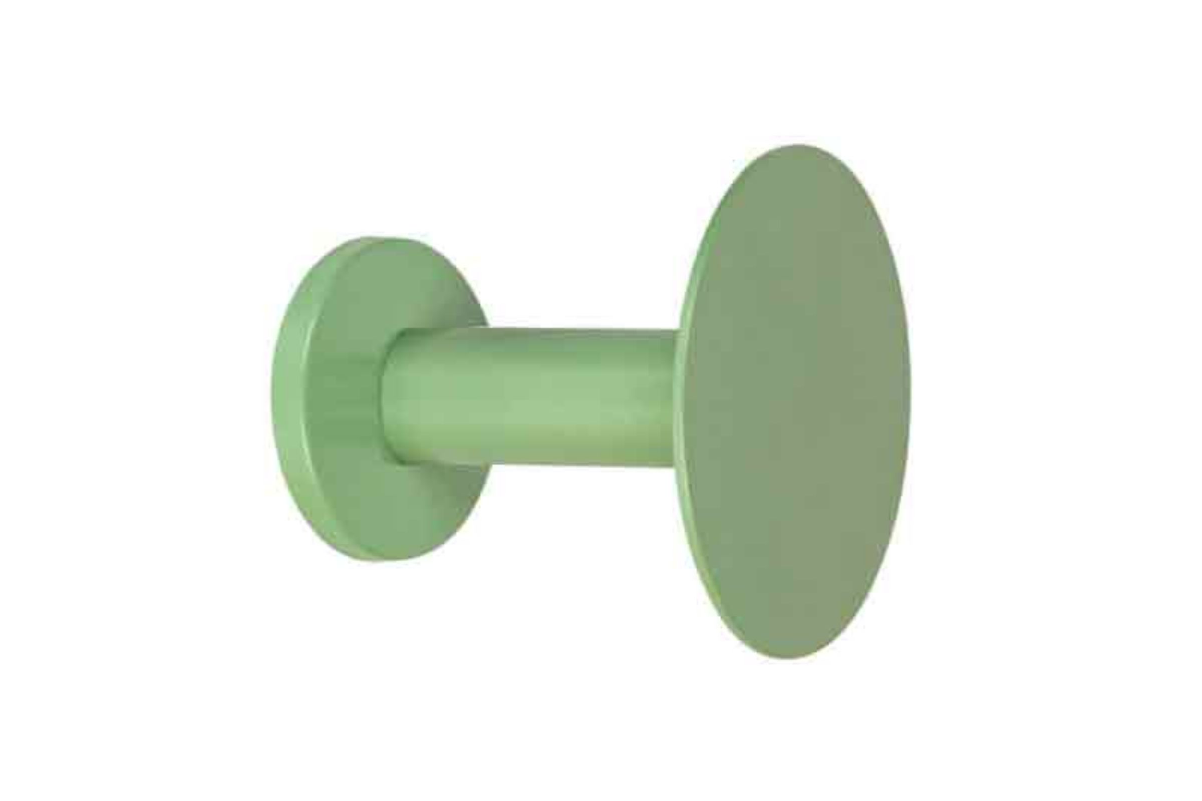 Fungo appendi abiti Sky line - Fungo porta carta a calamita Verde
