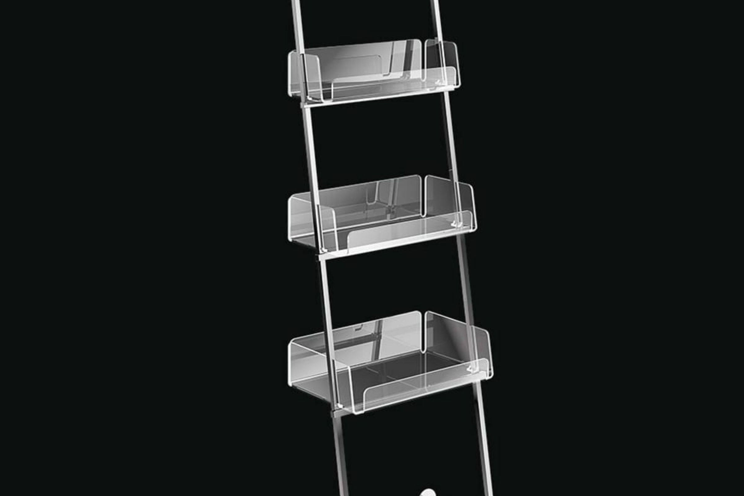 Scaletta 4 barre Ciak - Scaletta 4 barre con 3 vaschette