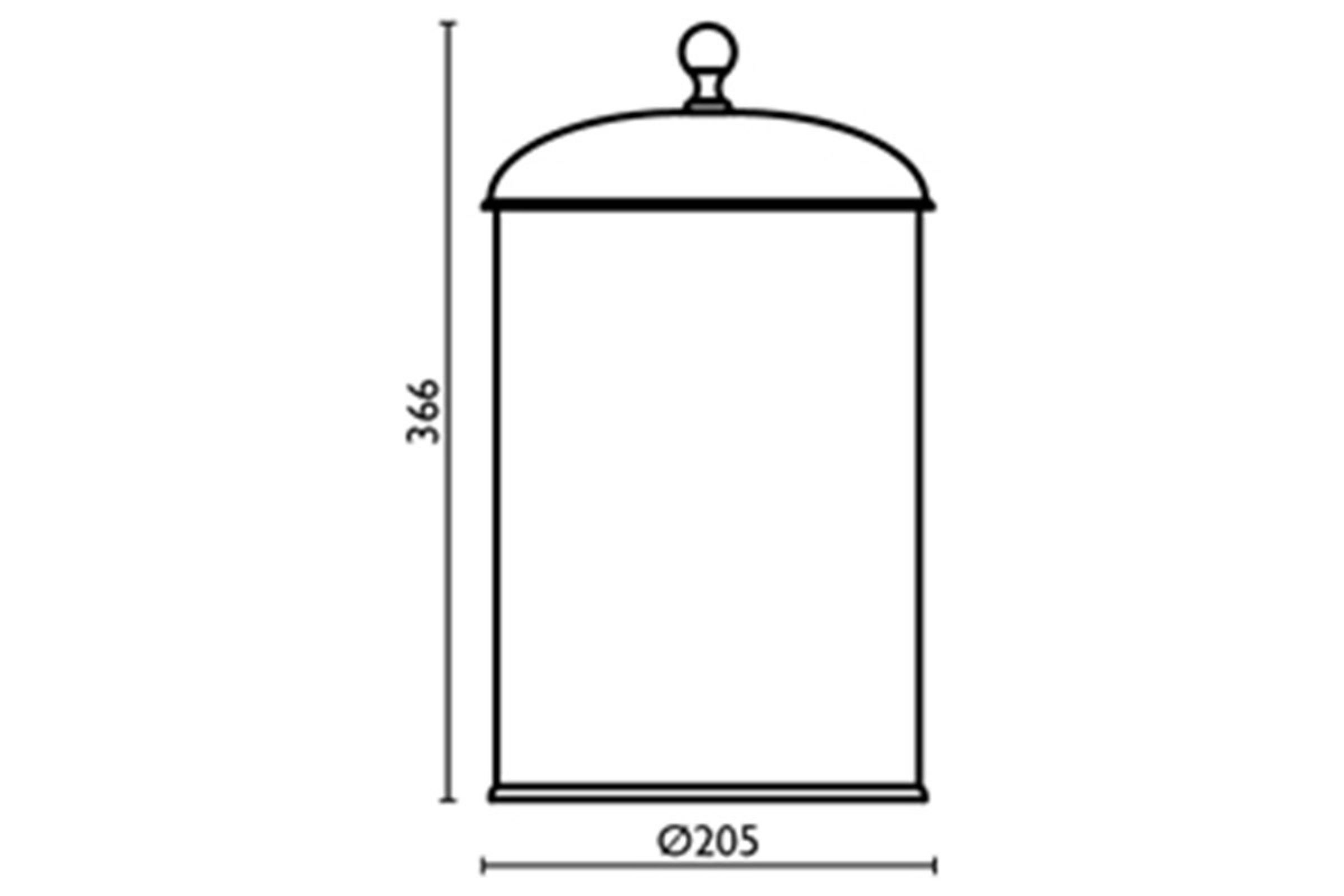 Regency Bidoncino per carta - Regency Bidoncino per carta 8lt