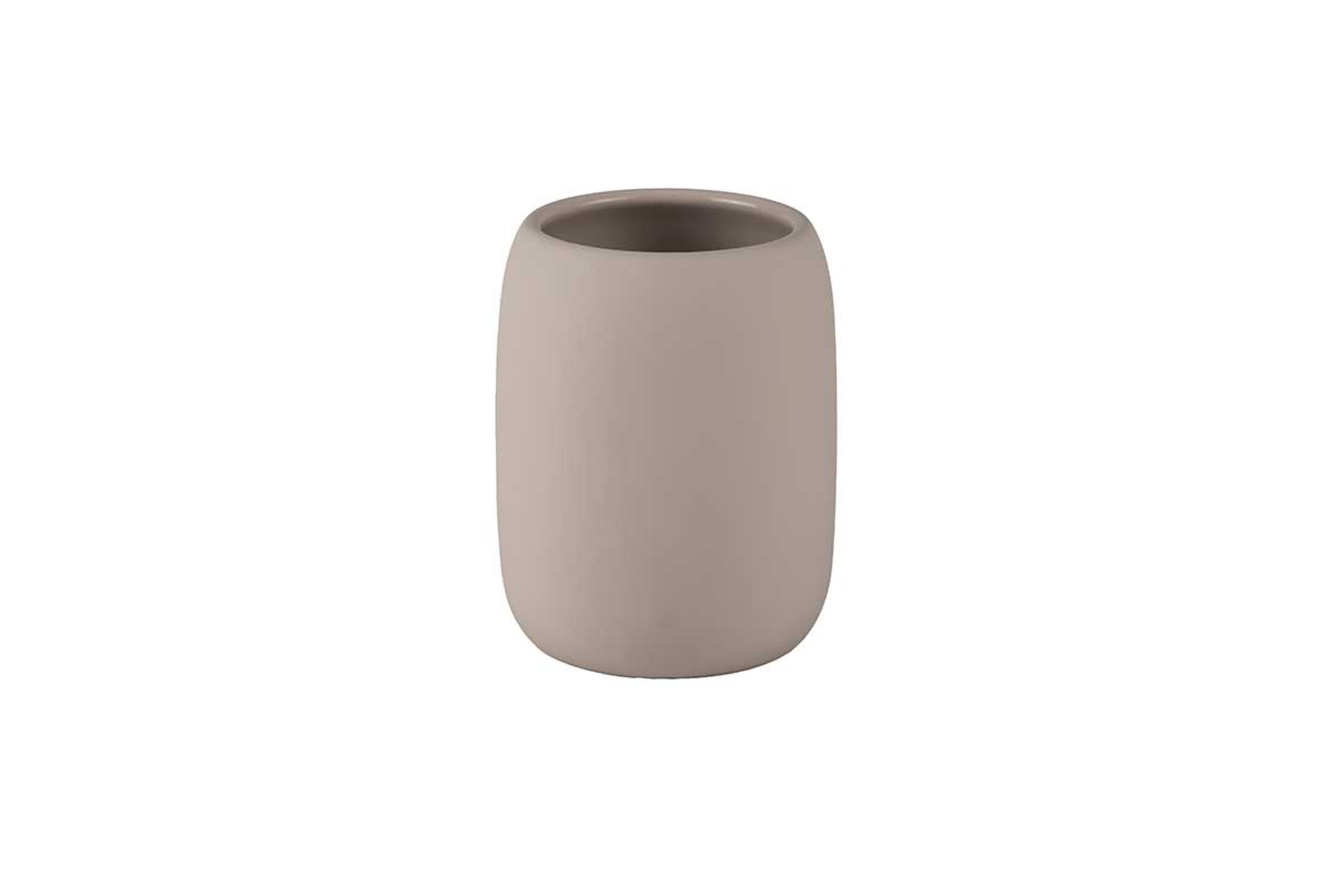Set accessori bagno Bold bianco panna - Porta spazzolini Bold bianco panna